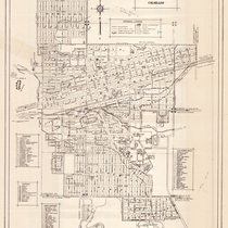 City of Boulder street map, 1945