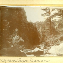 Scenic view of Boulder Creek, 1900-1903