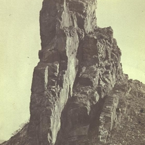 Pulpit or Green Rock at the mouth of Sunshine Canyon photographs, 1890-1910: Photo 6