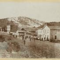 Earliest photograph of the 1200 block of Pearl Street