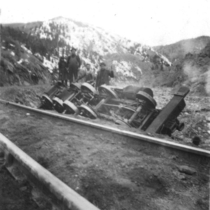 Unidentified railroad wrecks