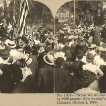 Billy Sunday's Farewell stereograph, 1909.