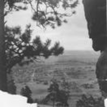 Views of Boulder from Campbell's Cliffs on Flagstaff Mountain photographs.