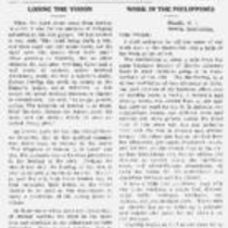 Boulder Canon Sentinel, February 1, August 1, and November 1, 1935
