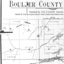 Approved Mineral Surveys of the Principal Mining Districts in Boulder County, Colo