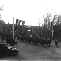 Montana men at the Liberty Parade photograph, 1918