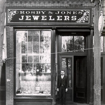 Crosby and Jones jewelry store photographs, 1892