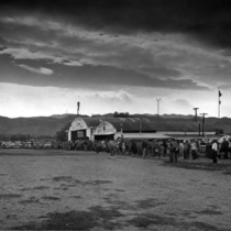 Flying Farmer Queen trophy presentation photographs 1951 June 14: Photo 2