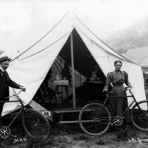 Colorado Chautauqua tents with groups: Photo 3 (S-1184)