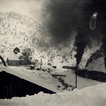 Bernard & Grace (Hoover) Meyring virtual photograph collection depot and train at Salina: Photo 5