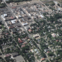 Schoolland Slide Collection Aerial views of Boulder: Photo 1