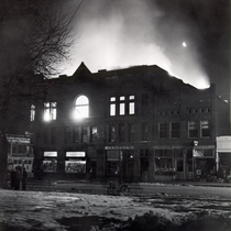 Masonic Temple fire photographs, 1945 Apr 5: Photo 17