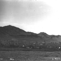 View across Boulder to Mapleton Hill and Flagstaff Mountain photographs, [between 1905 and 1910]: Photo 2