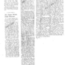 Air Force Officers' Wives Club, clippings, 1960-1970