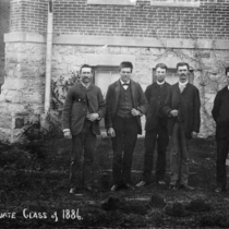 University of Colorado graduating class of 1886 photograph.