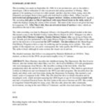 Oral history interview with Mary Martinez, 1988