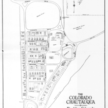 Colorado Chautauqua street map, 1924