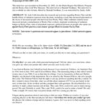 Oral History with Jock Cobb, 2003 and 2004
