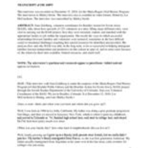 Oral history interview with Sara B. Goldberg, 2010