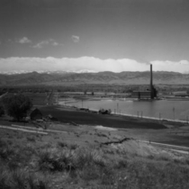 Valmont power plant from Hoover Hill