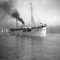 Spanish American War U.S. army transport ship Warren: Photo 1