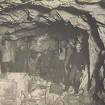Inside the Boulder County Mine Tunnel near Cardinal, Colorado