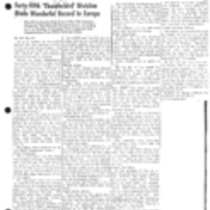 Armed Forces, Colorado National Guard, Company F, clippings, 1945