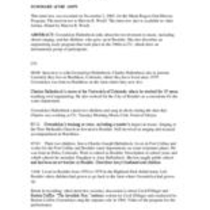 Summary: Oral history interview with Gwendolyn Hallenbeck, 2005