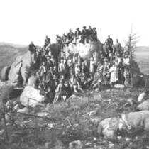 Sheriffs' convention group on Flagstaff photograph, 1928