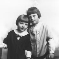 Bernice and Alice Barnes portraits, [undated]