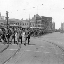 World War I Colorado men in a Denver baseball game: Photo 3