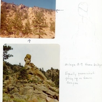 Traveling up the South St. Vrain Road, ca. 1975: Photo Card 6